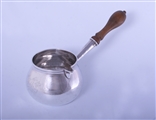 A fine George I Britannia standard silver brandy pan