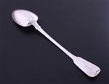 A George IV fiddle pattern sterling silver basting spoon