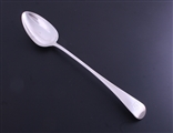 A George III Old English pattern sterling silver basting spoon