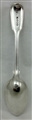 A Victorian sterling silver Fiddle and Thread pattern table spoon 1838
