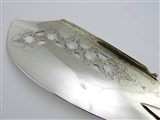George III silver fish Slice, 1807