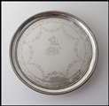 An 18C Georgian Irish Silver Card Tray /Salver by Joseph Jackson