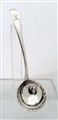 George III hallmarked Sterling Silver Feather Edged Sauce Ladle 1801