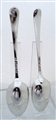 George III Sterling Silver Pair Old English Pattern Tablespoons 1778