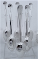 George IV Sterling Silver Set Six Old English Pattern Tablespoons 1826