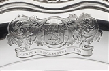 The Sheridan Grant dishes: A fine set of four William IV sterling silver second course dishes