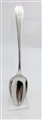 Antique George III hallmarked Sterling Silver Old English Feather-Edge Pattern Dessert Spoon 1779