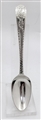 Antique George III hallmarked Sterling Silver Bright Cut Teaspoon c. 1780