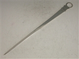 GEORGE III ANTIQUE IRISH SILVER MEAT SKEWER