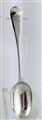 Antique George III Sterling Silver Hanoverian Pattern Teaspoon c.1770