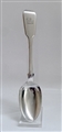 Antique Victorian hallmarked Sterling Silver Fiddle Pattern Dessert Spoon 1855