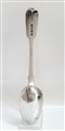 Antique Victorian hallmarked Sterling Silver Fiddle Pattern Dessert Spoon 1855