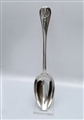 Antique Victorian Sterling Silver Lamerie Pattern Dessert Spoon 1857