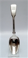 Antique Victorian hallmarked Sterling Silver Fiddle Pattern Dessert Spoon, 1847