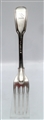 Antique Sterling Silver William IV Fiddle & Thread Table Fork 1836