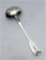 Antique hallmarked Sterling Silver Victorian Fiddle Patten Sauce Ladle 1852