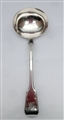 Antique Sterling Silver Victorian Fiddle Patten Sauce Ladle 1852