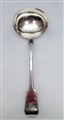 Antique hallmarked Sterling Silver Victorian Fiddle Patten Sauce Ladle 1852