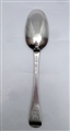 Antique Irish Dublin hallmarked Silver George II Hanoverian Pattern Table Spoon 1736
