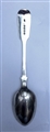 Antique hallmarked Sterling Silver Victorian Fiddle Pattern Tea Spoon 1856