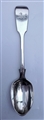 Antique hallmarked Sterling Silver Victorian Fiddle Pattern Tea Spoon 1856