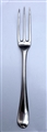 A rare Antique Britannia Standard Silver George I Hanoverian Pattern Table Fork 1715