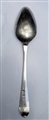 Antique hallmarked Sterling Silver George III Bright Cut Old English Pattern Tea Spoon 1792