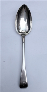 Antique Irish hallmarked Sterling Dublin Silver George III Old English Pattern Table Spoon 1811