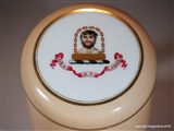 Ridgway Pot with Armorial Porcelain BROWN - WESTHEAD crest