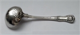 Antique Sterling Silver Victorian Kings Hourglass Pattern Sauce Ladle 1838