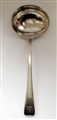 Antique Sterling Silver George III Old English Pattern Sauce Ladle 1814