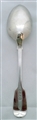 Antique hallmarked Victorian Sterling Silver Fiddle Pattern Dessert Spoon 1857