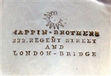Antique Victorian Silver Plate Gilt Lined Greek Key Pattern Sugar Basin Circa 1860
