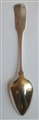 Antique George III Irish Sterling Silver Dublin Hallmarked Fiddle Pattern Serving Spoon 1811