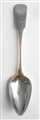 Antique George III Irish Sterling Silver Dublin Hallmarked Fiddle Pattern Serving Spoon 1811