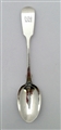 Antique Sterling Silver Hallmarked Victorian Fiddle Pattern Tea Spoon 1858