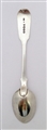 Antique Sterling Silver Hallmarked Victorian Fiddle Pattern Tea Spoon 1858