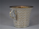 Chamberlains Worcester Armorial Porcelain Cup FEATHERSTON  FETHERSTON or FETHERSTONEHAUGH PERKINSON Family Coat Arms Crest