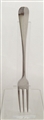 Antique George III Silver Three Tined Dessert Fork c.1767