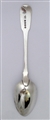Antique hallmarked Sterling Silver George III Fiddle Pattern Table Spoon 1811