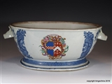 Chinese Armorial Porcelain Tureen BOYD of Kilmarnock