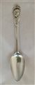 An Antique George III Hallmarked Sterling Silver Fancy Head pattern teaspoon