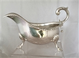 A fine Antique Victorian silver-plated sauceboat
