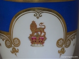 Royal Armorial Porcelain Cup & Saucer KING GEORGE IV GREAT BRITAIN