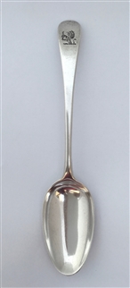Antique Silver  George III Silver Old English Pattern tablespoon 1783