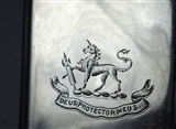 Hallmarked Silver Case HUMPHREY family Crest