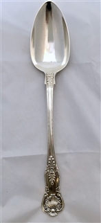 Antique George IV Sterling Silver Kings Husk (variant) Anthemion Heel Pattern Gravy Spoon. 1826