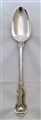 Antique Early Victorian Sterling Silver Kings Husk (variant) Anthemion Heel Pattern Gravy Spoon. 1841