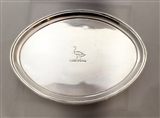 George III Sterling Silver Hallmarked Oval Tray 1794