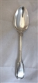 Victorian Hallmarked Sterling Silver Fiddle and Thread Pattern Table Spoon 1839